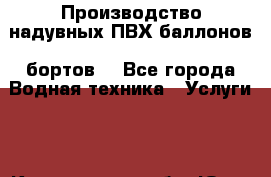  Производство надувных ПВХ баллонов (бортов) - Все города Водная техника » Услуги   . Кемеровская обл.,Юрга г.